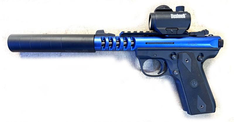 Buy 22 Ruger 22/45 Lite 4" with Red Dot & Silencer in NZ New Zealand.
