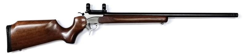 Buy 375 H&H Thompson Centre Encore Blued Stainless Wood Custom Shop 27" in NZ New Zealand.