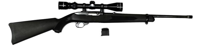 Buy 22 Ruger 10/22 Blued Synthetic 18.5" Threaded with 3-9x40 Scope in NZ New Zealand.
