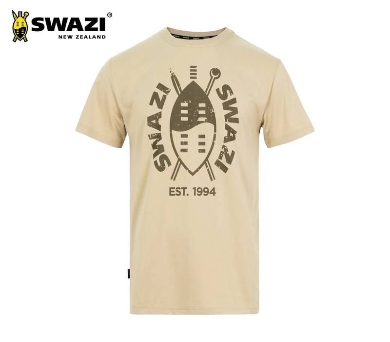 Buy Swazi Clan Tee Lichen in NZ New Zealand.