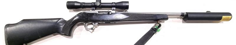 Buy 22 Ruger 10/22 Stainless Synthetic 18" with Scope & Silencer in NZ New Zealand.