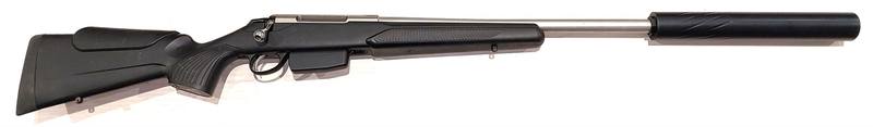 Buy 223 Tikka T3x Varmint Stainless Synthetic 24" Heavy Barrel with Silencer in NZ New Zealand.
