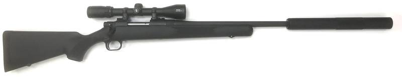 Buy 308 Mossberg ATR100 Blued Synthetic 20" with Scope & Silencer in NZ New Zealand.