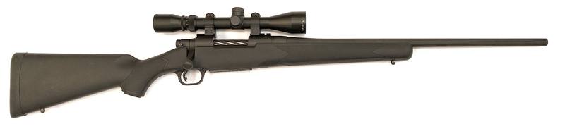 Buy 308 Mossberg Patriot Blued Synthetic 22" with 3-9x40 Scope in NZ New Zealand.