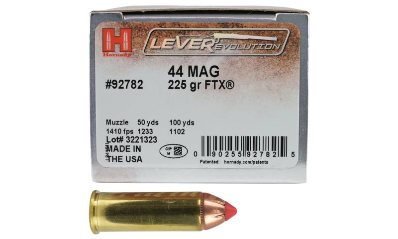 Buy Hornady 44-Mag LEVERevolution 225gr Polymer TIp FTX in NZ New Zealand.
