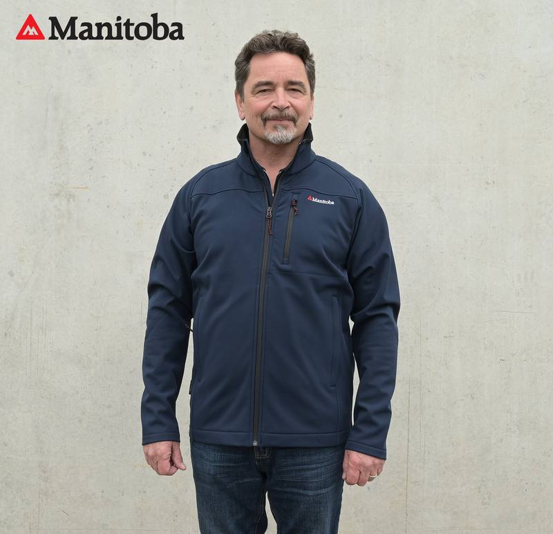 Buy Manitoba Soft Shell Fleece Lined Team Jacket V2: Navy in NZ New Zealand.