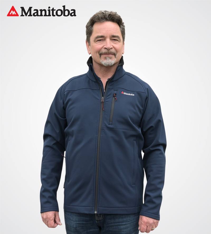 Buy Manitoba Soft Shell Fleece Lined Team Jacket V2: Navy in NZ New Zealand.