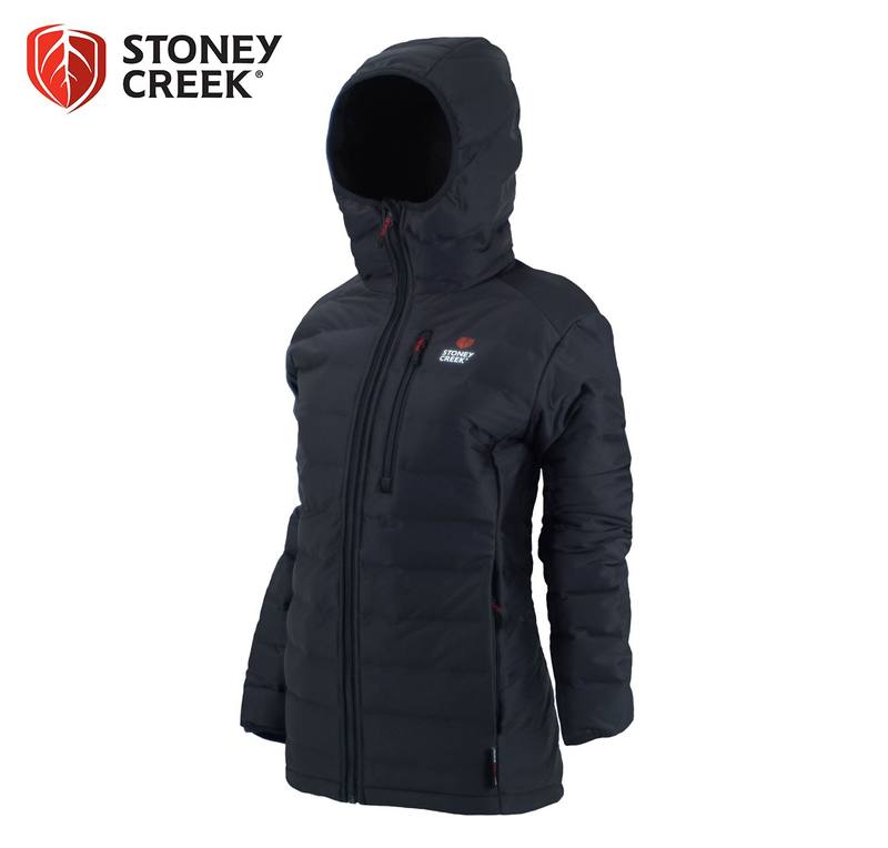 Buy Stoney Creek Women's ThermoGuard Insulated Puffer Jacket Charcoal in NZ New Zealand.