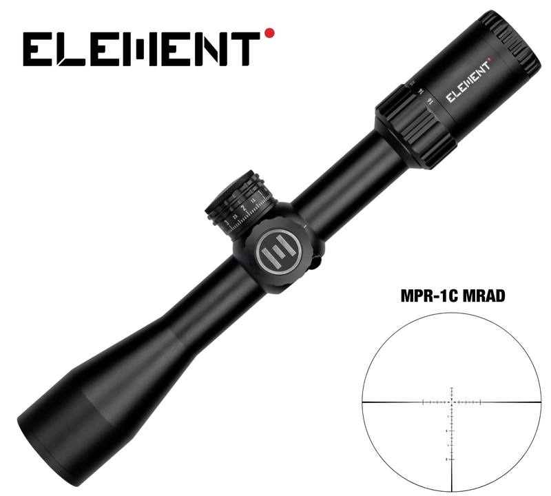 Buy Element Helix Gen 2 4-16x44 FFP | MPR-1C MRAD or MOA Reticle in NZ New Zealand.