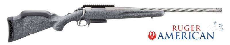 Buy Ruger American Gen 2 20" Spiral Fluted & Threaded: Grey Splatter/Grey Cerakote in NZ New Zealand.