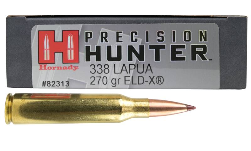 Buy Hornady 338 Lapua Precision Hunter 270gr Polymer Tip ELD-X in NZ New Zealand.