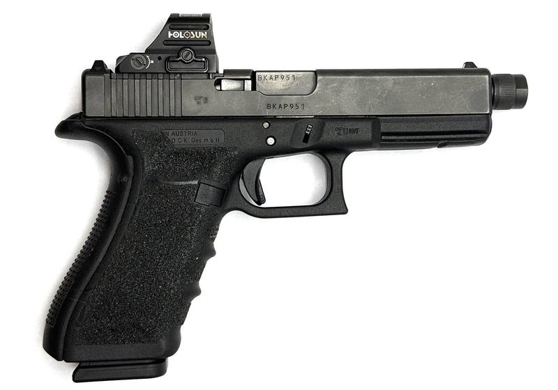 Buy 9mm Glock 17 G4 Synthetic Threaded Holosun HS407C in NZ New Zealand.