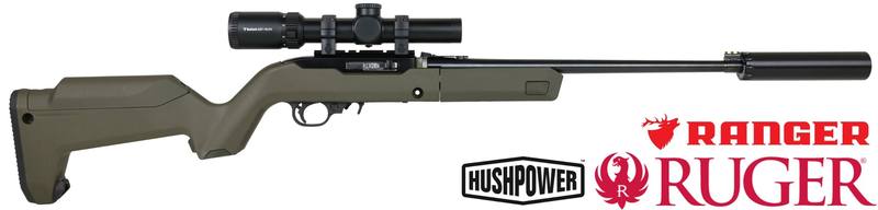 Buy 22 Ruger 10/22 Takedown Magpul X-22 with 1-8x24i Scope & Silencer in NZ New Zealand.