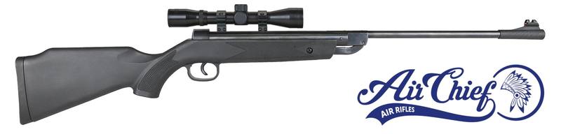 Buy .177 Air Chief Stalker Jr. Black 600fps Air Rifle | Choose Scope Package in NZ New Zealand.