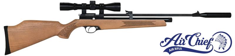 Buy .22 Air Chief Rapid Repeater CO2 Air Rifle Scope Package | Choose Scope in NZ New Zealand.