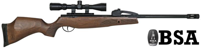 Buy BSA Spitfire 10-Shot Wood Air Rifle | Choose Calibre & Scope in NZ New Zealand.