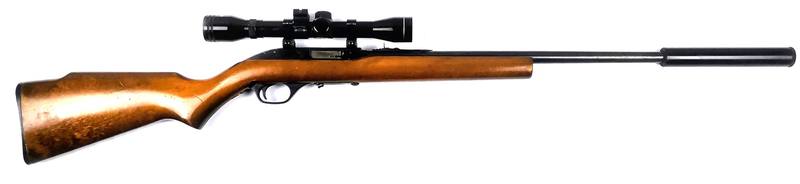 Buy 22 Marlin 70HC Blued/Wood 18" No Magazine with Silencer Scope in NZ New Zealand.