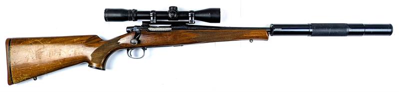 Buy 7mm08 Remington Model 7 Blued Wood 18.5" with Scope and Silencer in NZ New Zealand.