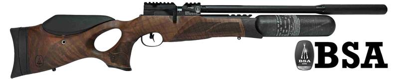 Buy .22 BSA R-12 CLX Pro Walnut Thumb Hole & Adjustable Comb 15.5" PCP Air Rifle in NZ New Zealand.