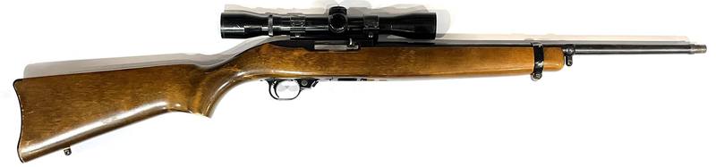 Buy 22 Ruger 10/22 Blued Wood 18" Threaded in NZ New Zealand.