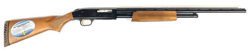 Buy 410G Mossberg 500E Blued/Wood Full in NZ New Zealand.
