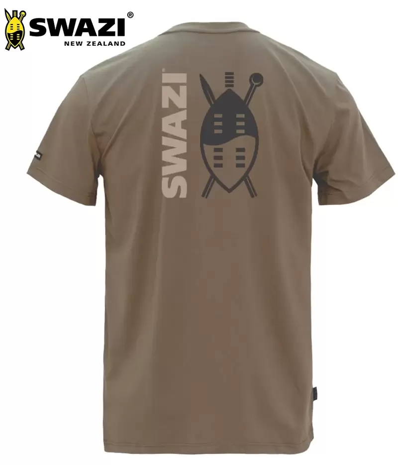 Buy Swazi Reverse Shield Tee Iron | Choose Size in NZ New Zealand.