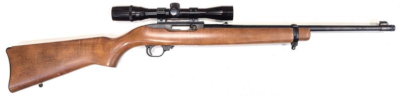Buy 22 Ruger 10/22 Blued Wood Threaded with Scope in NZ New Zealand.