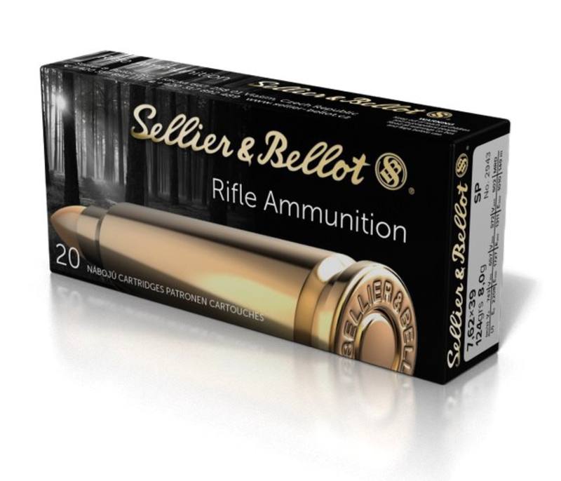Buy Sellier & Bellot 7.62x39 124gr Soft Point 20 Round in NZ New Zealand.