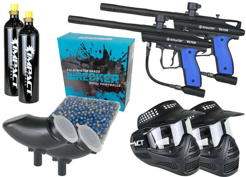Buy Spyder Victor Paintball Marker 2-Player Starter Kit in NZ New Zealand.