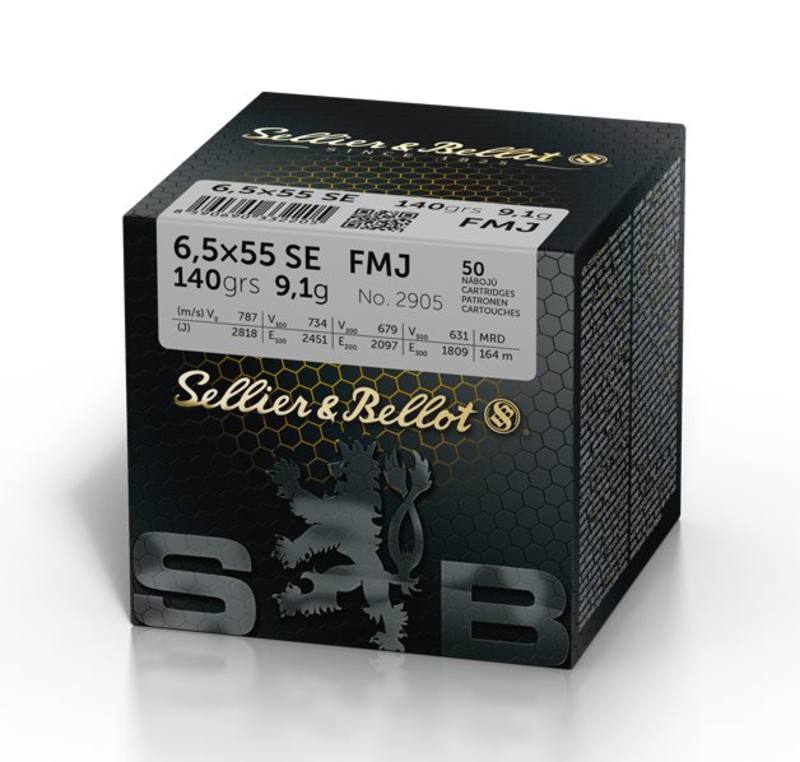 Buy Sellier & Bellot 6.5x55 140gr FMJ 50 Rounds in NZ New Zealand.