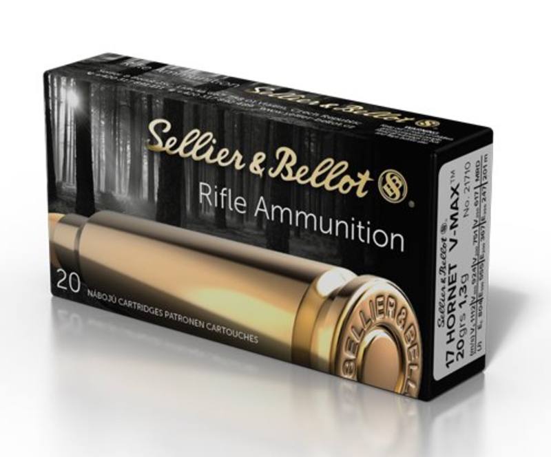 Buy Sellier & Bellot 17 Hornet 20gr V-Max 20 Rounds in NZ New Zealand.