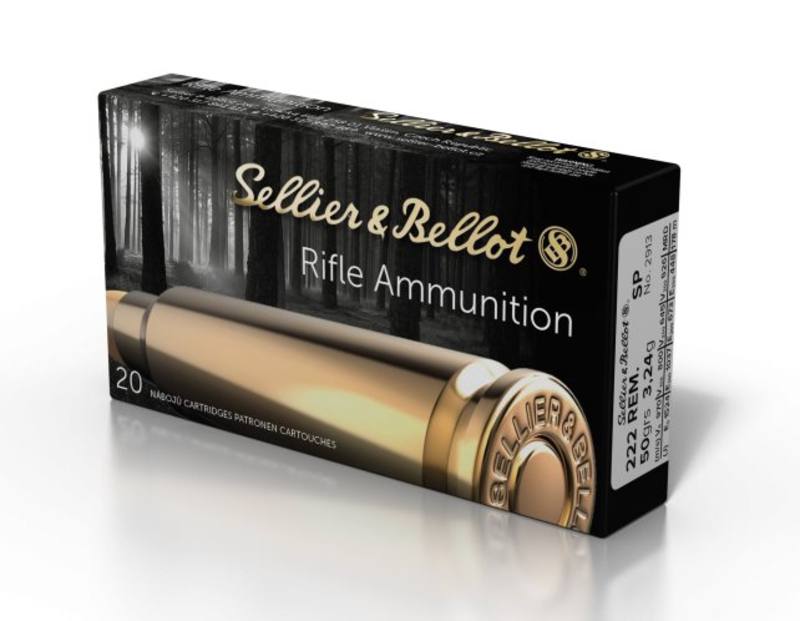 Buy Sellier & Bellot 222 50gr Soft Point 100 Rounds in NZ New Zealand.