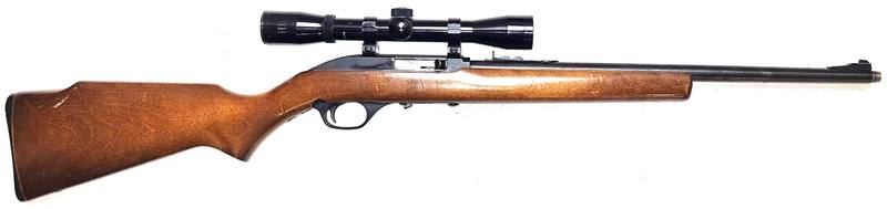 Buy 22 Marlin Model 70 Blued Wood 18" With Scope Threaded in NZ New Zealand.