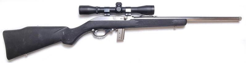 Buy 22 Marlin 795SS Stainless Synthetic 18" Threaded with Scope in NZ New Zealand.