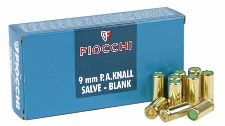 Buy 9mm Fiocchi P.A.KNall Slave Blanks in NZ. 