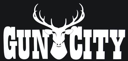 Buy Gun City Sticker: Deer Logo - 21cmx10cm in NZ. 