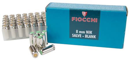 Buy 8mm Fiocchi Nik Salve Blank Ammunition in NZ. 