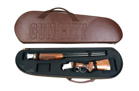 Buy Gun City Under & Over Shotgun Hard Case: Leather Look in NZ. 