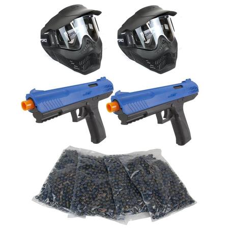 Buy JT SplatMaster 2 Player Paintball Pack in NZ. 