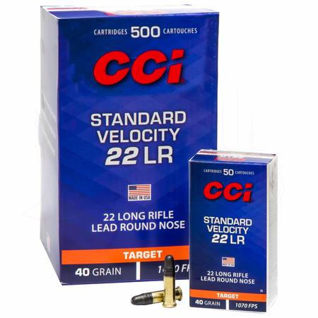 Buy CCI 22LR Standard Velocity 40gr Lead Round Nose 1070fps *Choose Quantity* in NZ. 