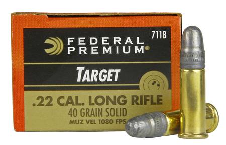 Buy Federal 22LR Target Gold Medal 40gr Solid Lead Round Nose 50 Rounds in NZ. 