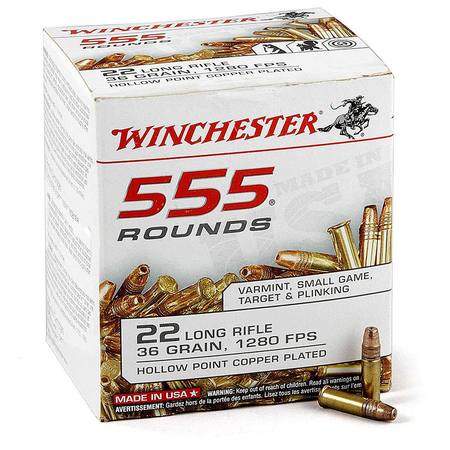 Buy Winchester 22 LR 555 36GR Hollow Point 1280FPS in NZ. 