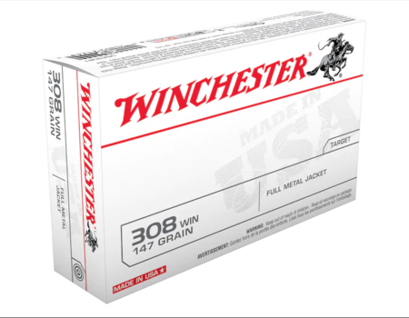 Buy Winchester USA 308 147gr Full Metal Jacket *20 Rounds in NZ. 