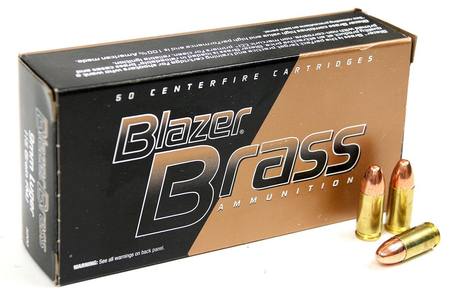 Buy CCI 9mm Blazer Brass 115gr Full Metal Jacket *50 Rounds in NZ. 