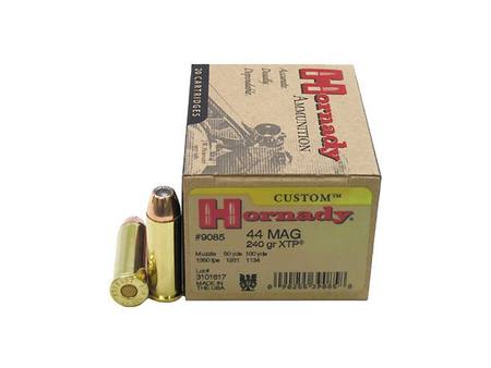 Buy Hornady 44 Mag Custom Ammunition 240gr Jacketed Hollow Point Hornady XTP *20 Rounds in NZ. 