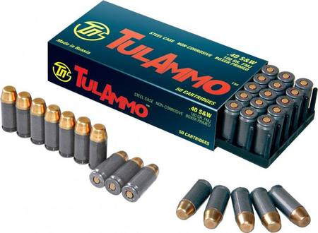 Buy Tula Ammo 40 S&W 180gr Full Metal Jacket *50 Rounds in NZ. 