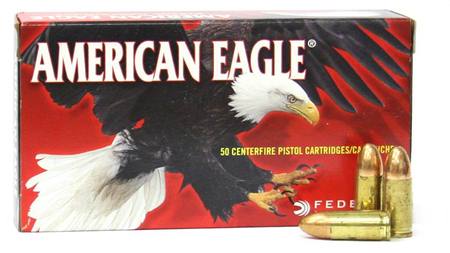Buy Federal 9mm American Eagle 115gr Full Metal Jacket *50 Rounds in NZ. 