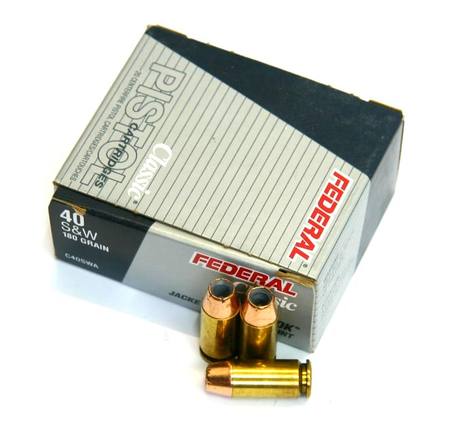 Buy Federal 40 S&W Hi-Shok 180gr Jacketed Hollow Point *50 Rounds in NZ. 
