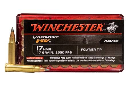 Buy Winchester 17 HMR Varmint HV 17gr Polymer Tip 2550fps in NZ. 