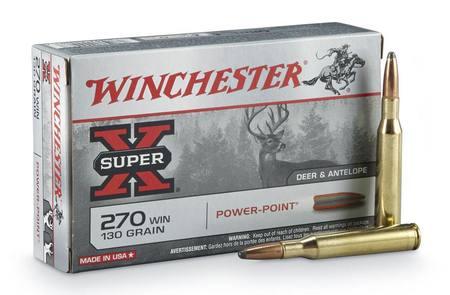 Buy Winchester 270 Super-X 130gr Soft Point Power Point *20 Rounds in NZ. 